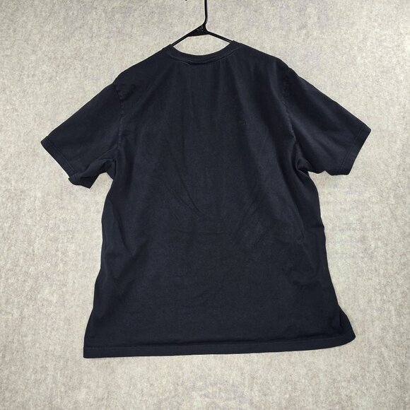 Adidas Mens Black Graphic T-Shirt Size XL Cotton Crew Neck Short Sleeve Casual W - Picture 2 of 5